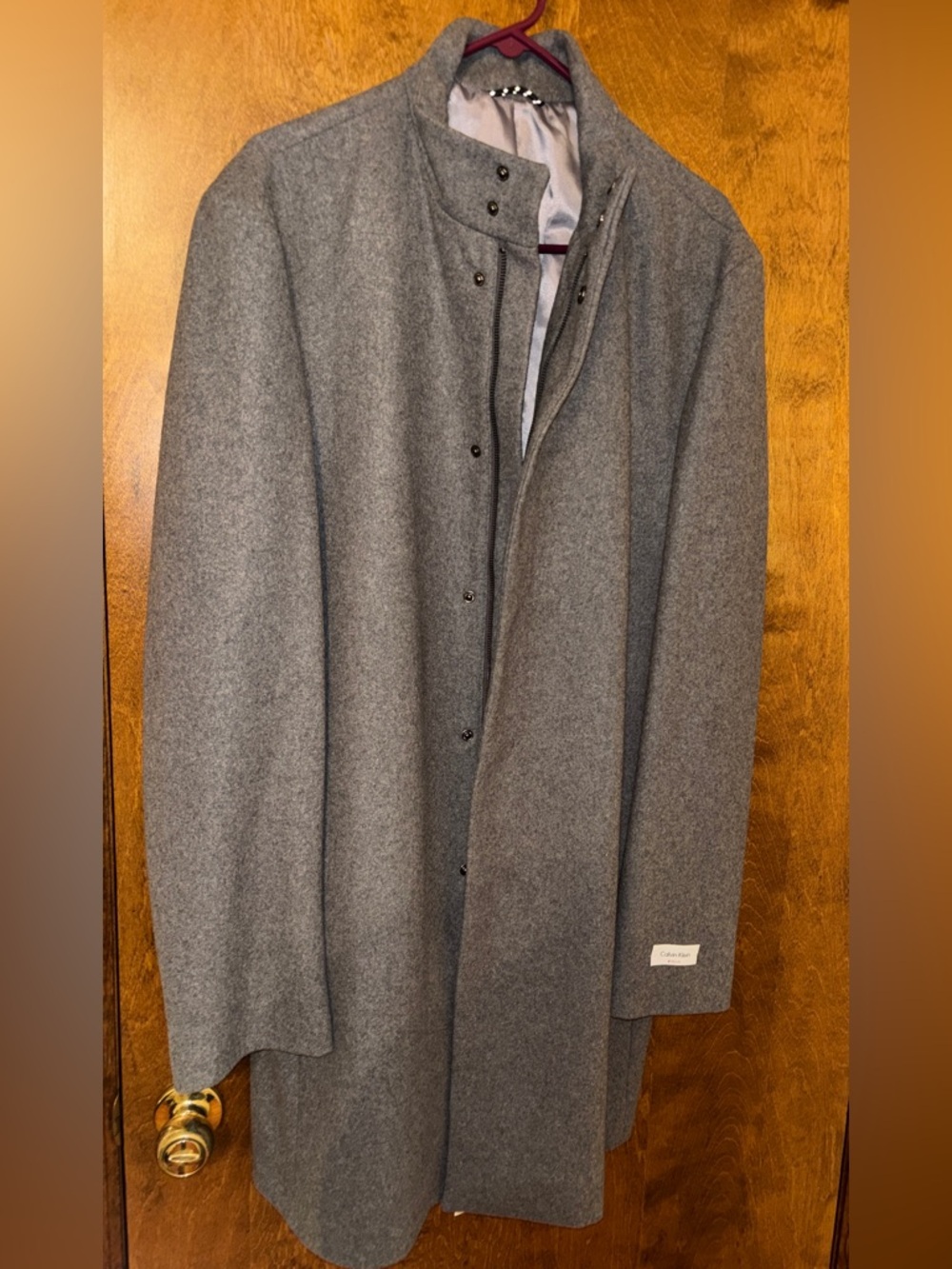 Men’s Calvin Klein Slim Fit Wool Coat